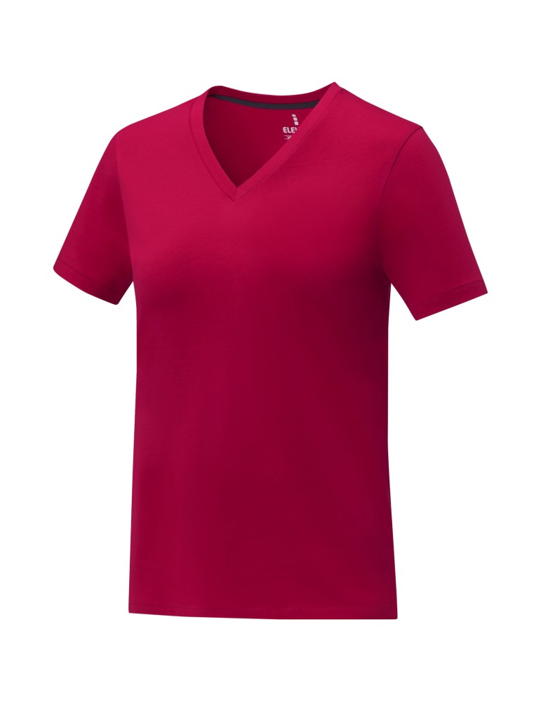 T-shirt Somoto manches courtes col V femme