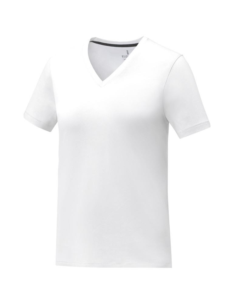 T-shirt Somoto manches courtes col V femme