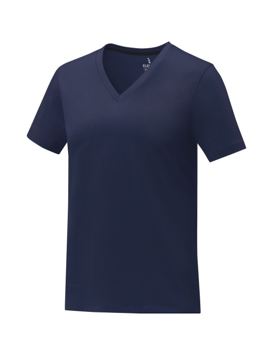 T-shirt Somoto manches courtes col V femme