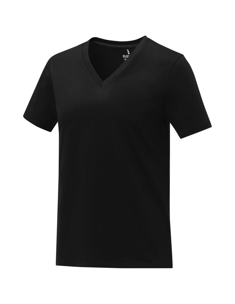 T-shirt Somoto manches courtes col V femme