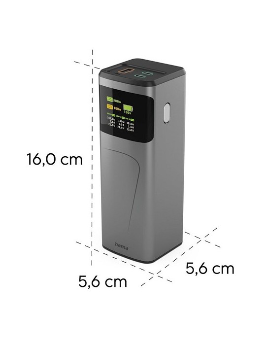 Power Bank 24000 mAh Hama High Power 200W