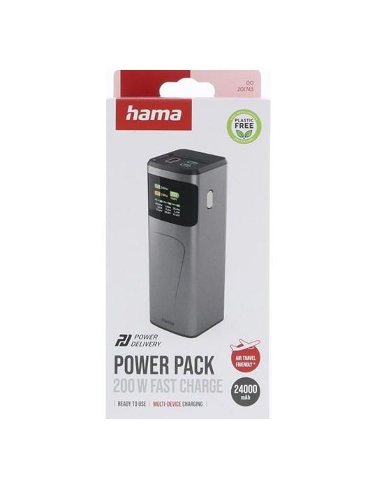 Power Bank 24000 mAh Hama High Power 200W