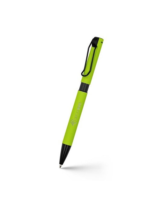 Stylo bille corp coloré et clip "lasseau" | Amara