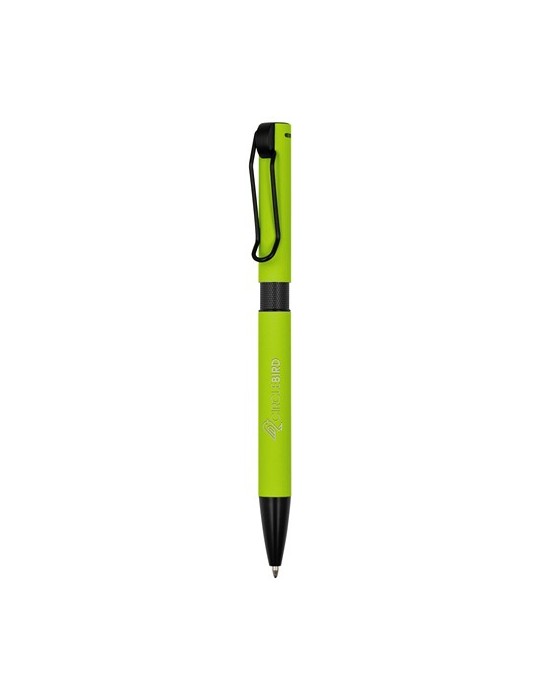 Stylo bille corp coloré et clip "lasseau" | Amara