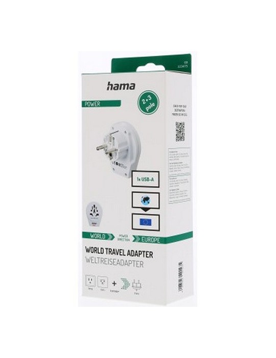 Adaptateur de voyage Skross for Hama USB