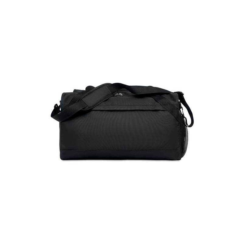 Sac de sport  personnalisé en RPET 600D TERRA + Matières : PET recyclé Couleurs : noir goodies publicitaire événementiel