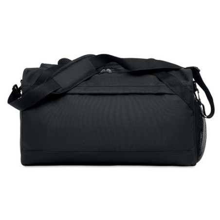 Sac de sport  personnalisé en RPET 600D TERRA + Matières : PET recyclé Couleurs : noir goodies publicitaire événementiel