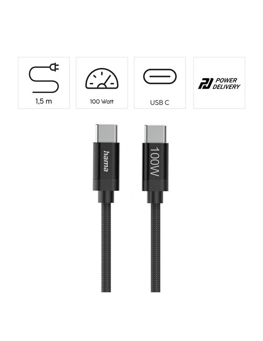 Câble de charge Hama 100W