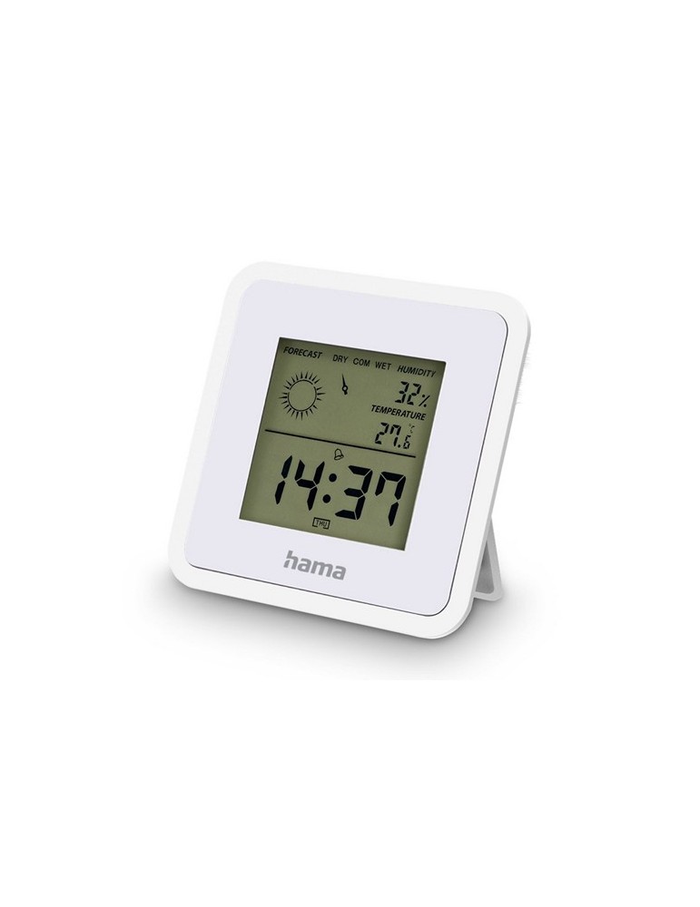 Thermomètre, hygromètre, horloge de bureau Hama Borneo