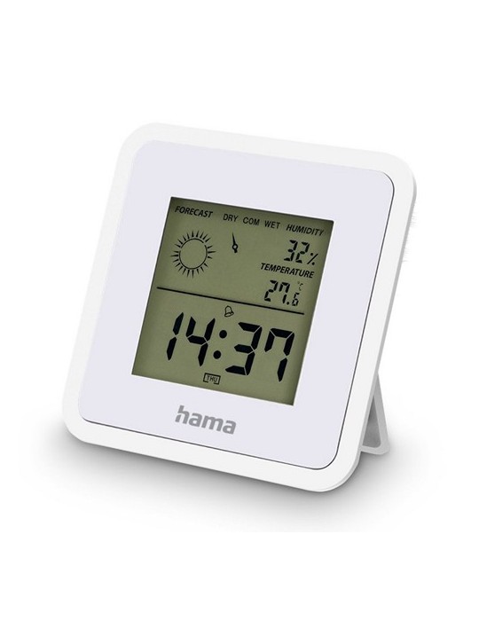 Thermomètre, hygromètre, horloge de bureau Hama Borneo