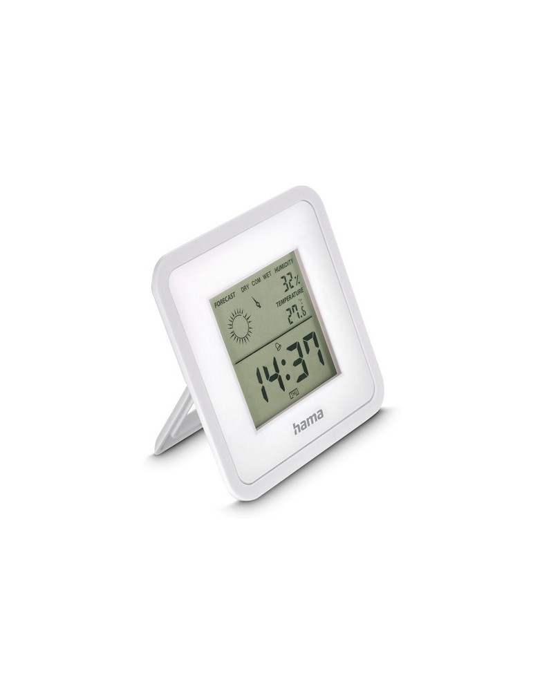 Thermomètre, hygromètre, horloge de bureau Hama Borneo