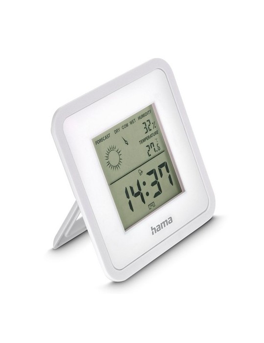 Thermomètre, hygromètre, horloge de bureau Hama Borneo