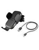 Support de voiture pour téléphone avec chargeur sans fil 10W Hama