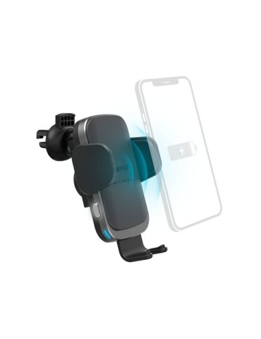 Support de voiture pour téléphone avec chargeur sans fil 10W Hama 2