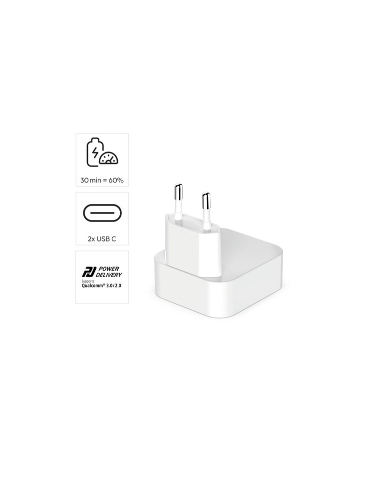 Chargeur mural pliable 40W Hama