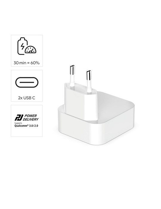 Chargeur mural pliable 40W Hama