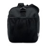 Sac de sport  personnalisé en RPET 600D TERRA + Matières : PET recyclé Couleurs : noir marquage laser ultra précis