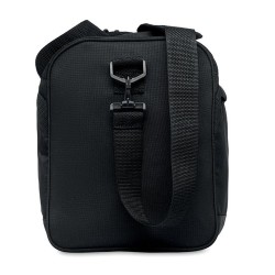 Sac de sport  personnalisé en RPET 600D TERRA + Matières : PET recyclé Couleurs : noir cadeau collaborateur premium