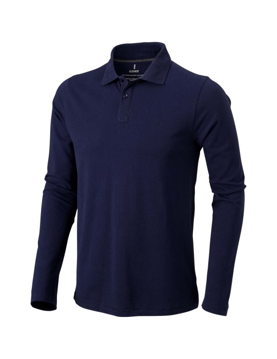 Polo manches longues homme de 180 g/m² Calgary