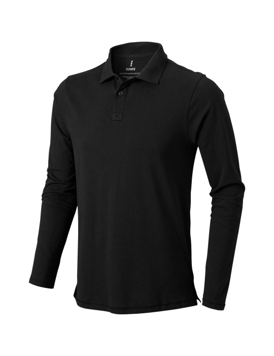 Polo manches longues homme de 180 g/m² Calgary