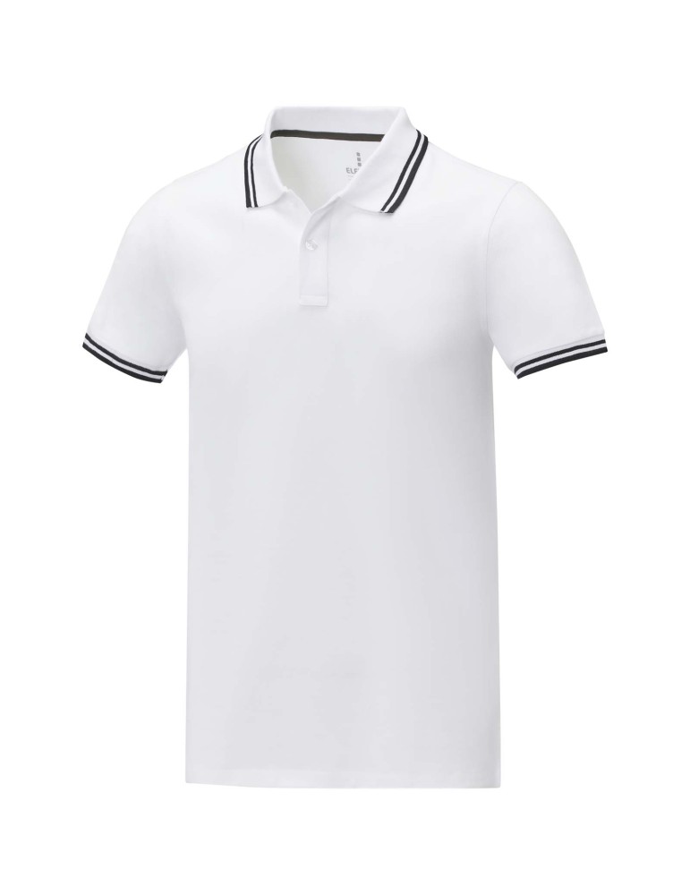 Polo tipping Amarago manches courtes de 200 g/m² homme