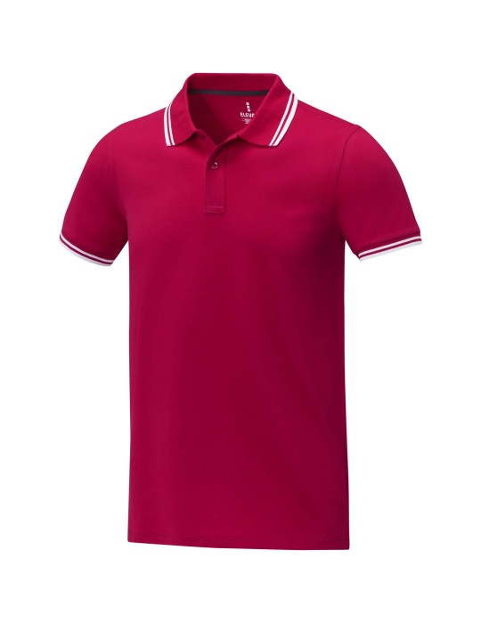 Polo tipping Amarago manches courtes de 200 g/m² homme