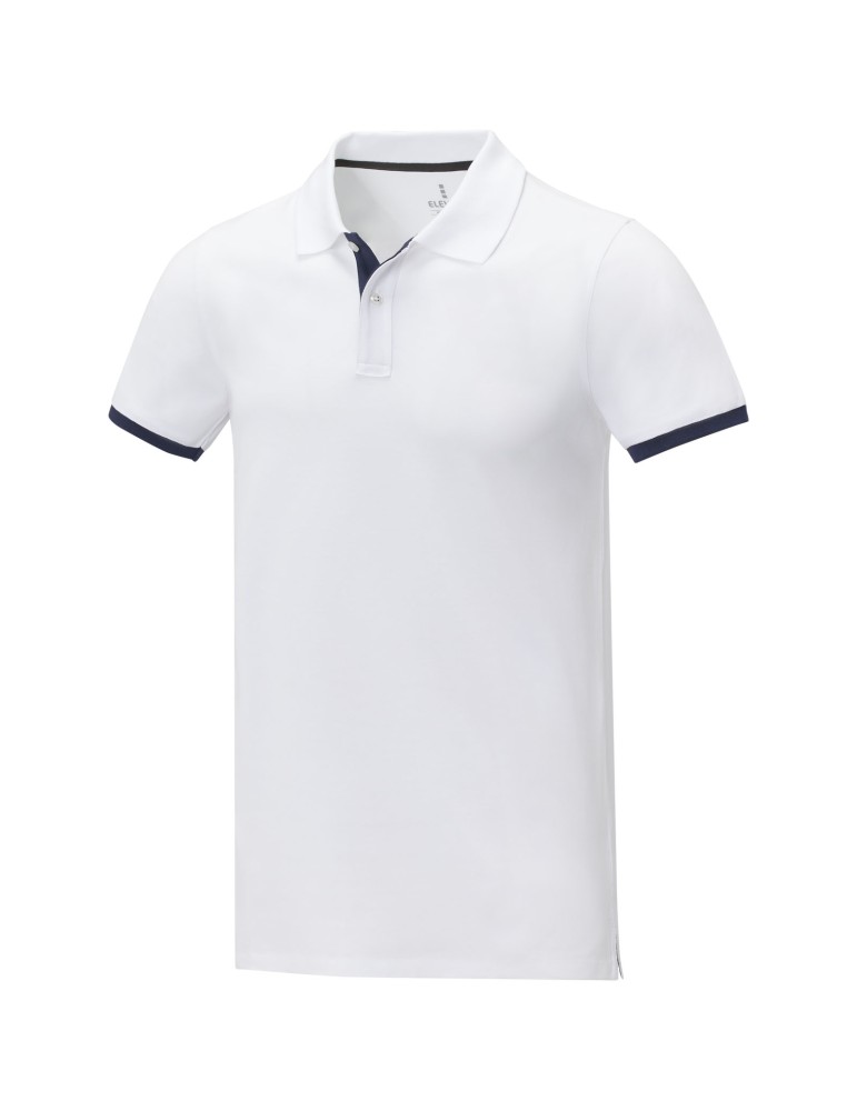 Polo de 200 g/m² Morgan manches courtes deux tons homme