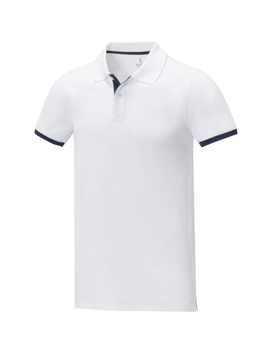 Polo de 200 g/m² Morgan manches courtes deux tons homme