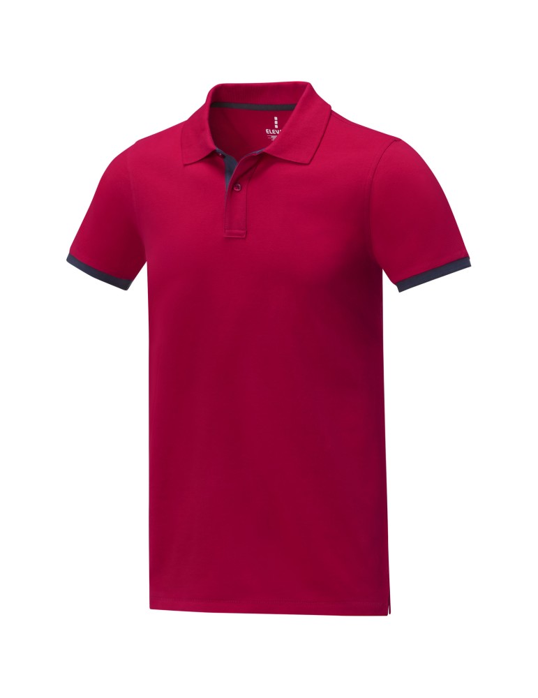 Polo de 200 g/m² Morgan manches courtes deux tons homme