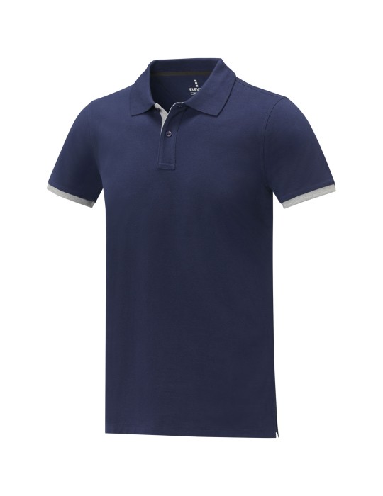 Polo de 200 g/m² Morgan manches courtes deux tons homme