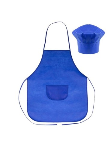 Set de cuisine, tablier de cuisine avec capuchon de cuisine, taille des enfants | Nedina