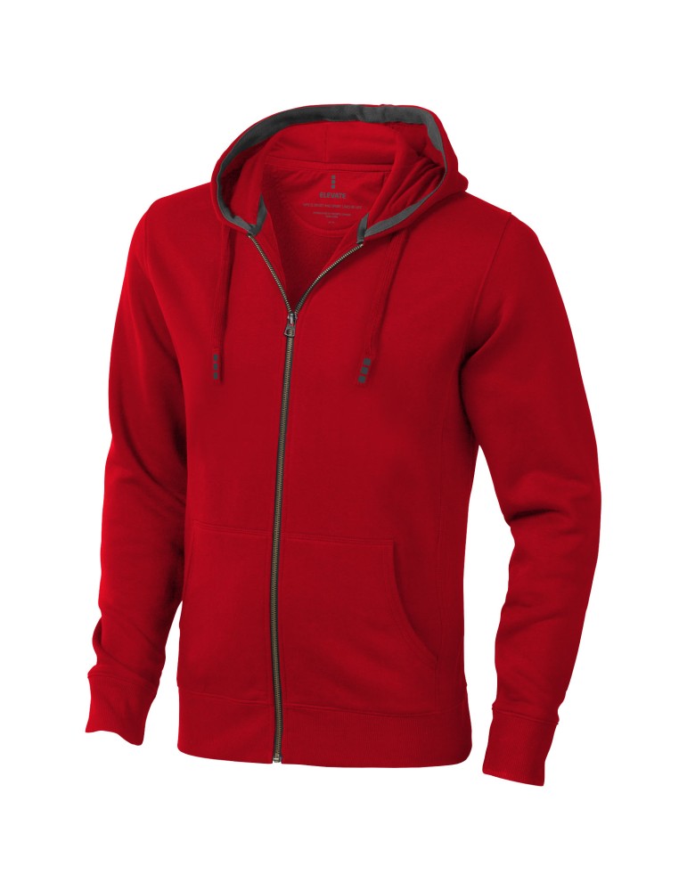 Sweat shirt à capuche full zip unisex de 300 g/m² Arora
