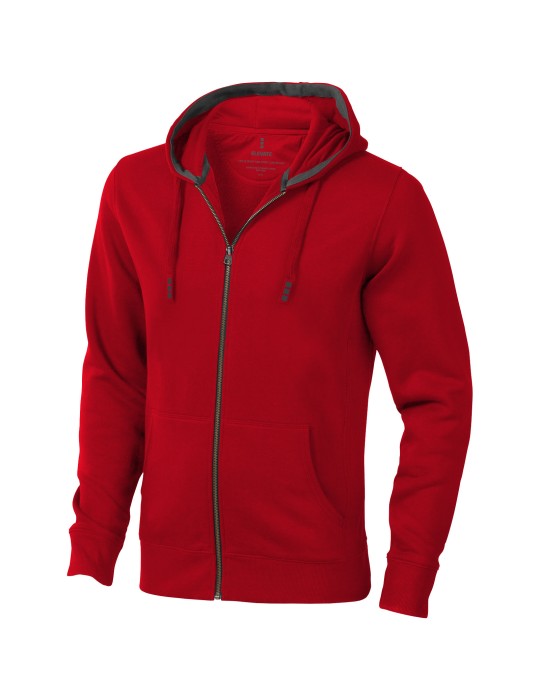 Sweat shirt à capuche full zip unisex de 300 g/m² Arora