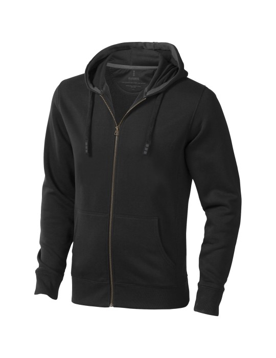 Sweat shirt à capuche full zip unisex de 300 g/m² Arora