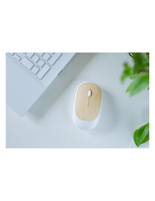 Souris d'ordinateur sans fil, détail bambou | Judith