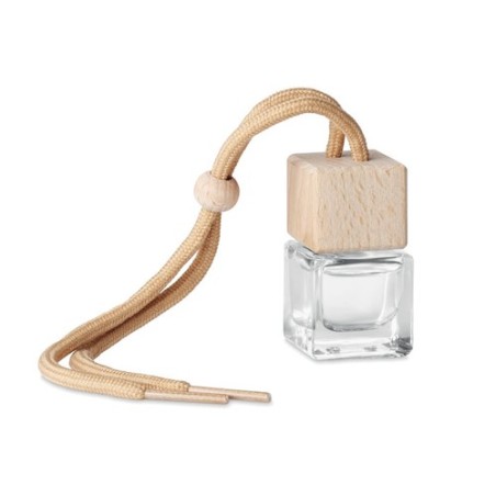 Désodorisant  personnalisé pour voiture FRESH AIR Matières : verre Couleurs : bois