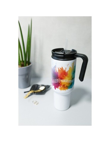 Mug isotherme 1100 ml Air Gifts avec poignée ergonomique | Ony 2
