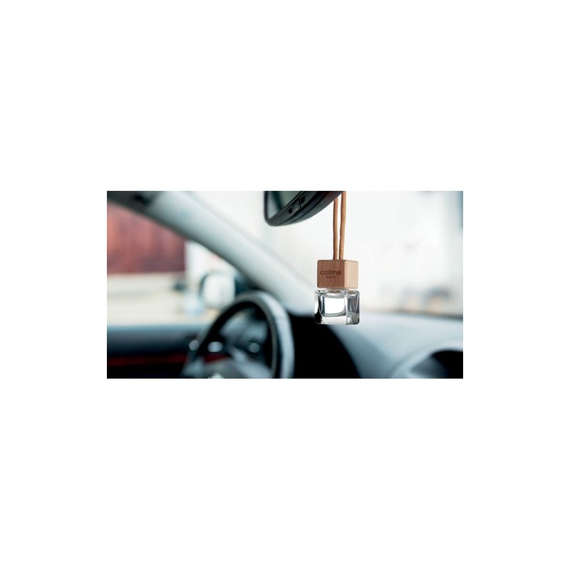 Désodorisant  personnalisé pour voiture FRESH AIR Matières : verre Couleurs : bois cadeau entreprise pas cher