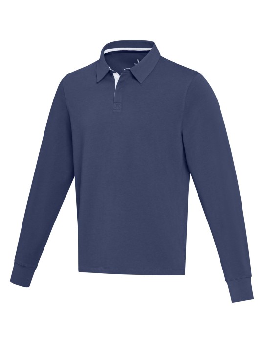 Sweatshirt de rugbyen coton organique Clyde unisexe