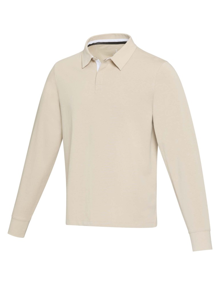 Sweatshirt de rugbyen coton organique Clyde unisexe