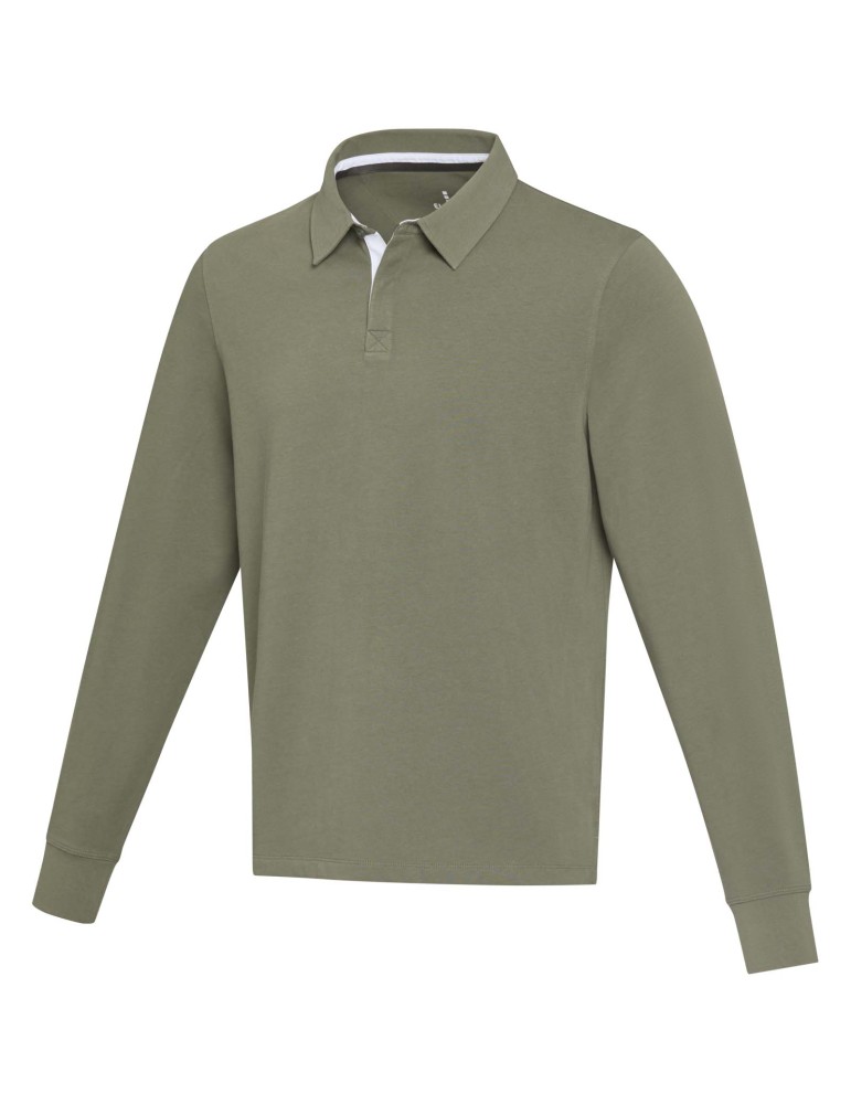 Sweatshirt de rugbyen coton organique Clyde unisexe