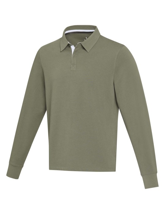 Sweatshirt de rugbyen coton organique Clyde unisexe