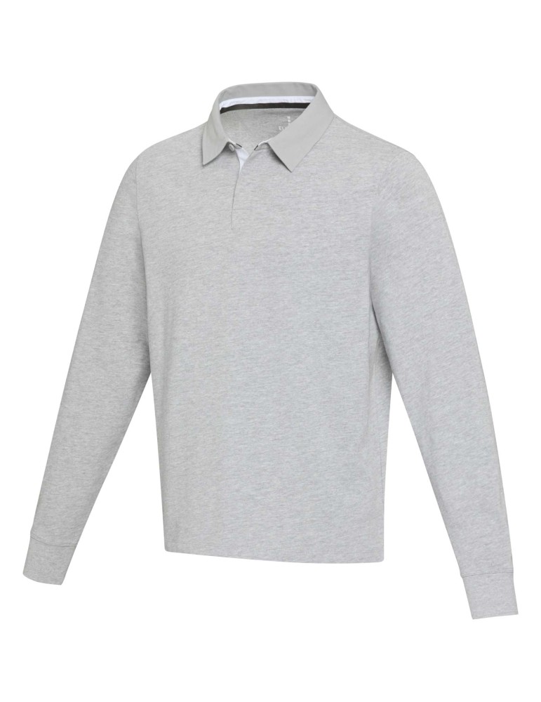 Sweatshirt de rugbyen coton organique Clyde unisexe