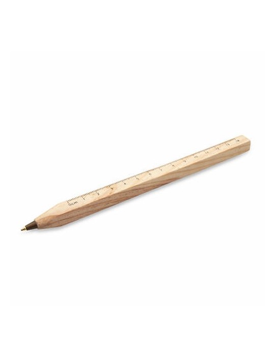 Stylo à bille en bois avec tige de section carrée | Arisoa