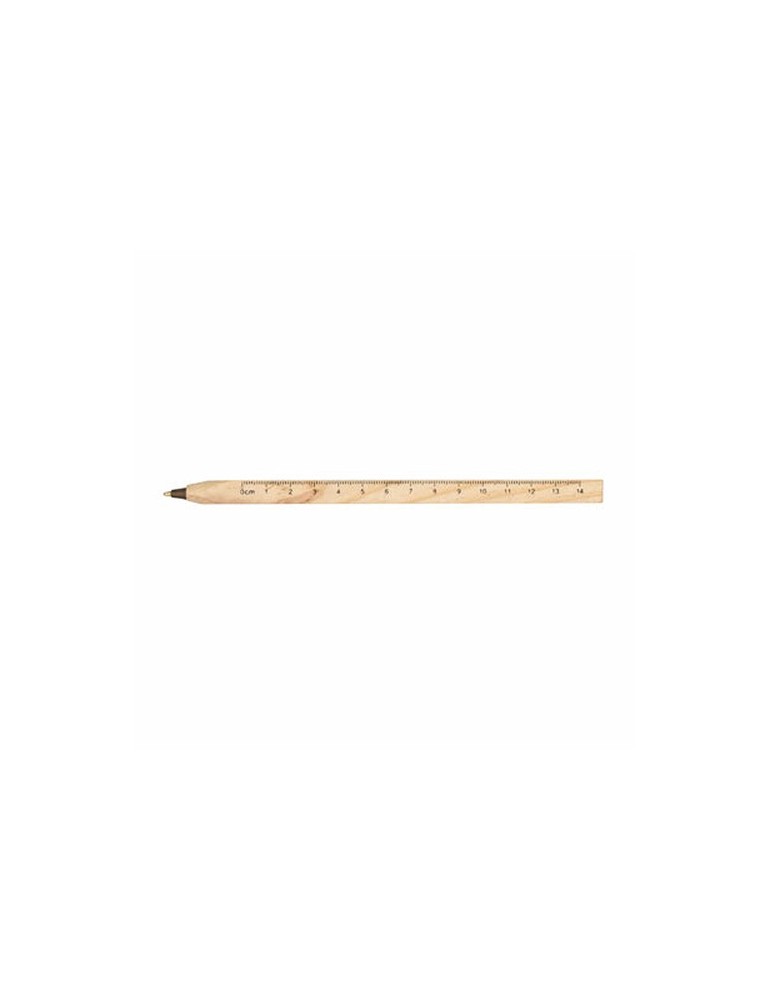 Stylo à bille en bois avec tige de section carrée | Arisoa