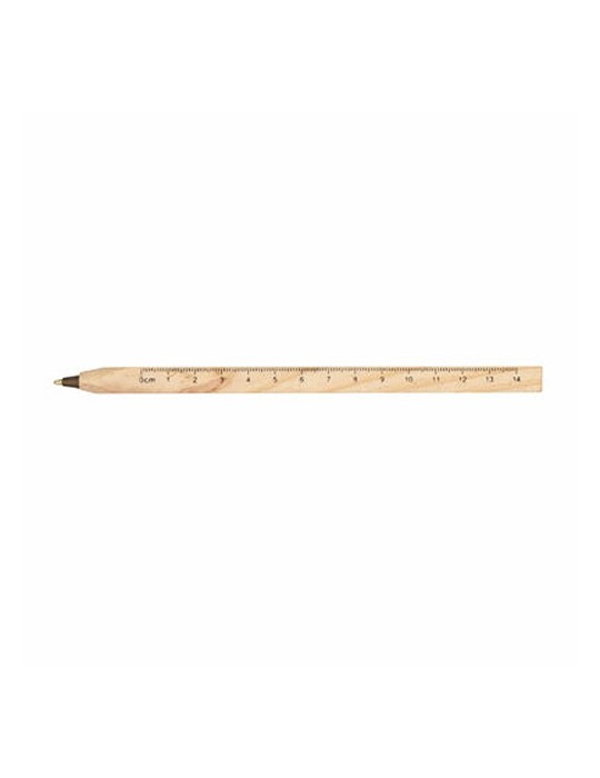 Stylo à bille en bois avec tige de section carrée | Arisoa