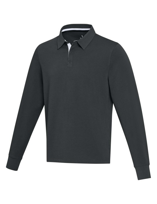 Sweatshirt de rugbyen coton organique Clyde unisexe
