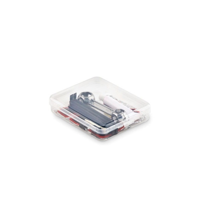 Kit de réparation personnalisé pour vélo - Outils pratiques et efficaces pas cher Matières : polypropylène (PP) Couleurs : trans