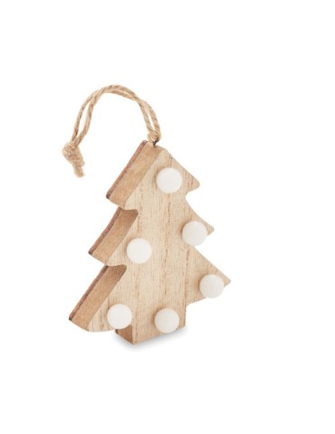 Sapin en Bois Élégant Personnalisé LULIE pour la Décoration de Noël pas cher
