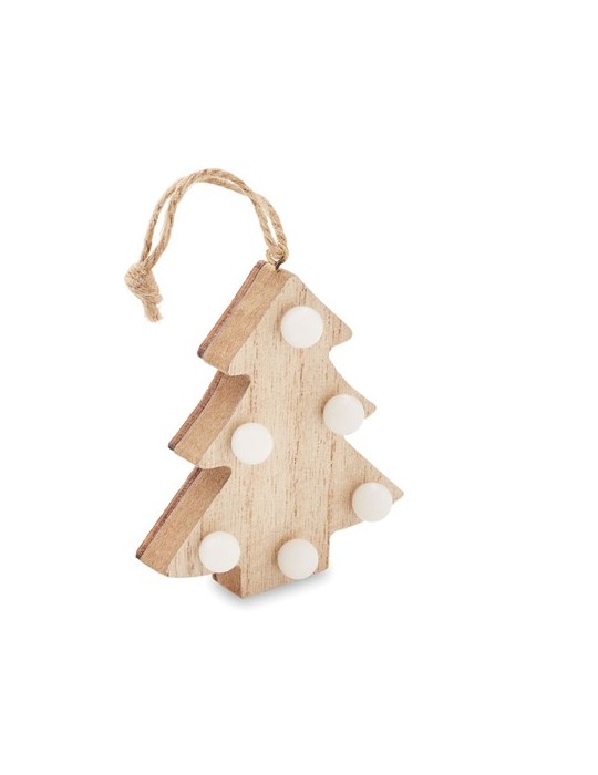 Sapin en Bois Élégant Personnalisé LULIE pour la Décoration de Noël pas cher